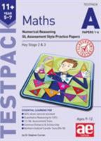 11+ Maths Year 5-7 Testpack A Papers 1-4: Numerical Reasoning Gl Assessment Style Practice Papers 1910106887 Book Cover