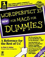 Wordperfect 3.5 for Macs for Dummies 1568849133 Book Cover