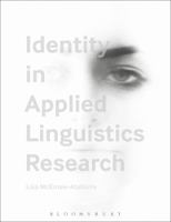 Identity in Applied Linguistics Research 1623564662 Book Cover