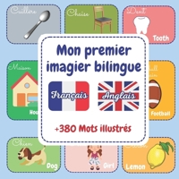 Mon premier imagier bilingue Francais-Anglais +380 Mots illustrés: my first bilingual picture book/ Dictionnaire illustré Pour enfant et tout-petits ( B0CQ9TLLFQ Book Cover