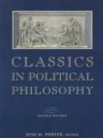 Classics in Political Philosophy (3rd Edition) 0130821985 Book Cover