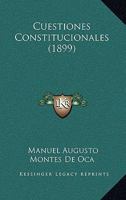 Cuestiones Constitucionales 1165424401 Book Cover