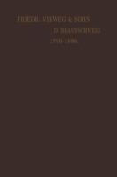 Verlagskatalog Von Friedr. Vieweg & Sohn in Braunschweig: Gegrundet in Berlin, 1. April 1786 Vereinigt April 1799 Mit Der Schulbuchhandlung in Braunschweig Gegrundet 24. Juni 1786 1149206969 Book Cover