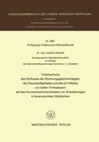 Untersuchung Des Einflusses Der Stromungsgeschwindigkeit, Des Sauerstoffgehaltes Und Des PH-Wertes Von Kalten Trinkwassern Auf Das Korrosionsschutzverhalten Von Zinkuberzugen in Feuerverzinkten Stahlr 3531026615 Book Cover