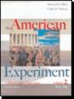 The American Experiment Volume II Since 1865 0840029543 Book Cover