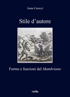 Stile d'Autore: Forme E Funzioni del Mambriano 8833137872 Book Cover