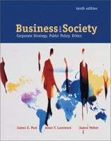 Business and Society: Corporate Strategy, Public Policy, Ethics (Mcgraw-Hill Series in Management) 0070155615 Book Cover