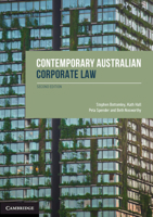 Contemporary Australian Corporate Law 1108796958 Book Cover