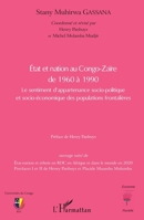 Etat et nation au Congo-Zaïre de 1960 à 1990: Le sentiment d'appartenanace socio-politique et socio-économique des populations frontalières (Economie Plurielle) (French Edition) 2343189617 Book Cover