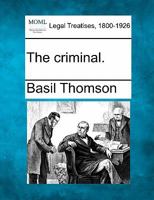 The criminal. 1240076762 Book Cover