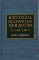 Historical Dictionary Of Burundi 0810853027 Book Cover