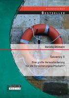 Solvency II - eine gro�e Herausforderung f�r die Versicherungswirtschaft? 3956843649 Book Cover