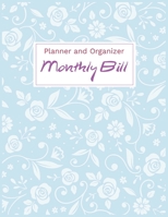 2020 Monthly Bill Planner and Organizer (Volume 1): Finance Monthly & Weekly Budget Planner Expense Tracker Bill Organizer Journal Notebook Floral Cover 1708020802 Book Cover