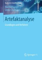 Artefaktanalyse: Grundlagen Und Verfahren 3658189061 Book Cover