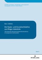 Die Staats- Und Grundrechtslehre Von Rhigas Velestinlis: Uebernationaler Menschenrechtskonstitutionalismus Im Europa Des 18. Jahrhunderts 3631759126 Book Cover