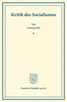Kritik Des Socialismus 342816296X Book Cover