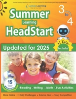 Summer Learning Headstart, Grade 3 to 4: Fun Activities Plus Math, Reading, and Language Workbooks: Bridge to Success with Common Core Aligned Resources and Workbooks 1940484693 Book Cover