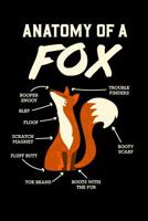 Anatomy Of A Fox: 120 Pages I 6x9 I Dot Grid I Funny Cosplay, Wolf & Fursuister Gifts 1074553101 Book Cover