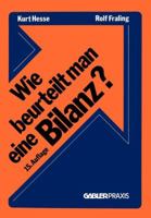 Wie Beurteilt Man Eine Bilanz? 340996066X Book Cover