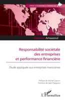 Responsabilité sociétale des entreprises et performance financière: Étude appliquée aux entreprises marocaines (L'Esprit Économique) (French Edition) 2343218919 Book Cover