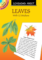 Learning About Leaves: With 12 Stickers 0486837130 Book Cover