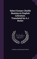 Selected essays (Essay index reprint series) 1378641930 Book Cover