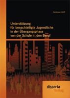 Unterstutzung Fur Benachteiligte Jugendliche in Der Ubergangsphase Von Der Schule in Den Beruf 3954256304 Book Cover