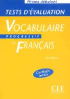 Vocabulaire Progressive Du Francais Niveau Debutant 2090381264 Book Cover