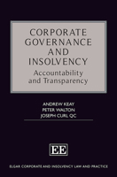 Corporate Governance and Insolvency: Accountability and Transparency 1788979338 Book Cover