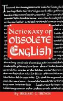 Dictionary of Obsolete English 0806530421 Book Cover