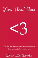 Less Than Three 1291697810 Book Cover