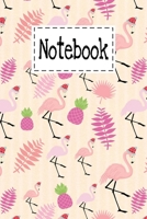 Notebook: Cute Flamingo Gifts Cartoon Cover Notebook lined Paperback For Girls Boys Kids Teens For Taking Note & Ideas. Perfect Gifts Ideas For Animal & Pink Flamingo Lovers. 1704327857 Book Cover