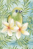 Green Password Book: Internet Password Organizer Log Book/ This password keeper is separated into Categories- Simple Design,Large Format, Flexible Soft Glossy Cover. Blue/Green Watercolor Bird Flowers 1697910041 Book Cover