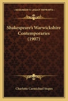 Shakespeare's Warwickshire Contemporaries 1021200786 Book Cover