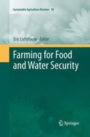 Farming for Food and Water Security 9400744994 Book Cover