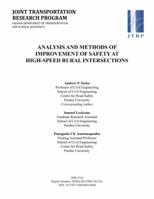 Analysis and Methods for Improvement of Safety at High-Speed Rural Intersections 1622602110 Book Cover