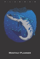 Predatory Fish Monthly Planner: Monthly Calendar (Daily planner with notes) for Anglers, fishermen and friends of fishing 1660039061 Book Cover