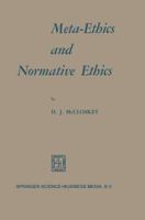 Meta-Ethics and Normative Ethics 940175067X Book Cover