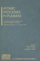 Atomic Processes in Plasmas: The 15th International Conference on Atomic Processes in Plasmas (AIP Conference Proceedings / Atomic, Molecular, Chemical Physics) 0735404364 Book Cover