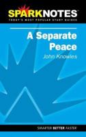 Spark Notes a Separate Peace (Sparknotes Literature Guides) 1586633708 Book Cover