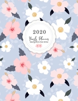 2020 Yearly Planner: Agenda Manage Organizer Jan 1, 2020 to Dec 31, 2020 Weekly & Monthly Schedule Diary (Calendar 1 Year 12 Months) Academic Journal 1699386242 Book Cover