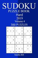 300 Hard Sudoku Puzzle Book 2019 1724250396 Book Cover