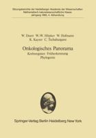 Onkologisches Panorama: Krebsregister Fruherkennung Phylogenie. (Vorgelegt in Der Sitzung Vom 16. Juni 1980) 3540104100 Book Cover