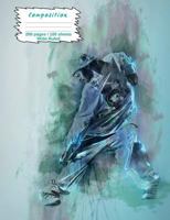 Composition: Dancer Hip Hop school supplies notebook, for students who love dance. For kids of all ages. Elementary, middle school or high school. 1724646370 Book Cover