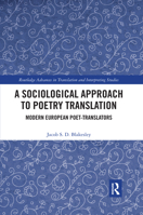 A Sociological Approach to Poetry Translation 036773270X Book Cover