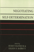 Negotiating Self-Determination 0739114336 Book Cover