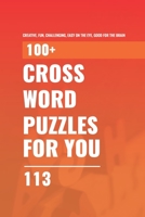 CROSSWORD PUZZLES FOR YOU: CROSSWORD PUZZLES FOR YOU B08C475VQ2 Book Cover
