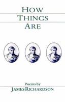 How Things Are (Carnegie-Mellon Poetry) 0887483275 Book Cover