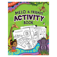 Melo and Friends - Activity Book 1776370465 Book Cover
