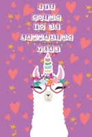 It's Going to be a LLamazing Year !: Rainbow and Unicorn Llama Journal Gift for girl /Lined Notebook, 120 Pages, 6�9, SoftCover, Matte-Finish 1671996720 Book Cover